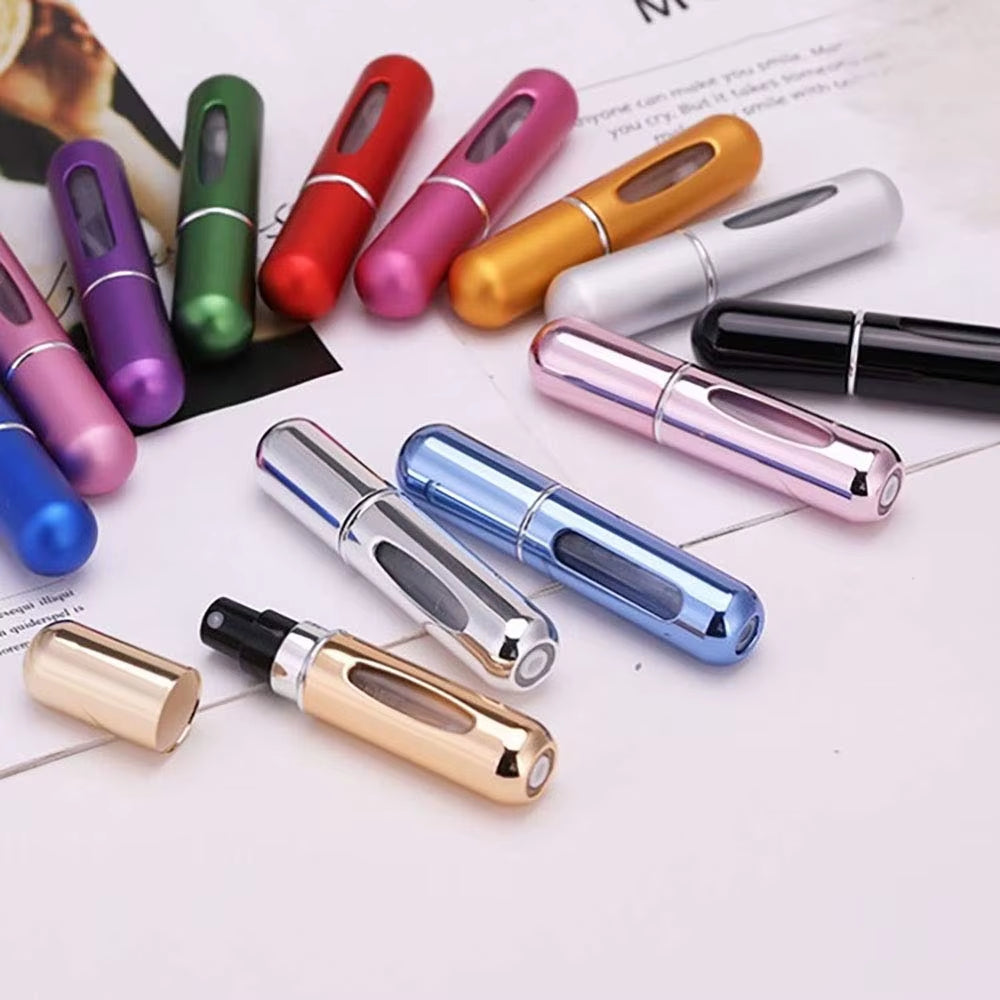Refillable Mini Perfume Bottle Portable Cosmetic Bottle Spray Bottle Atomizer Spray Container Travel Refillable Bottles 5Ml 8Ml